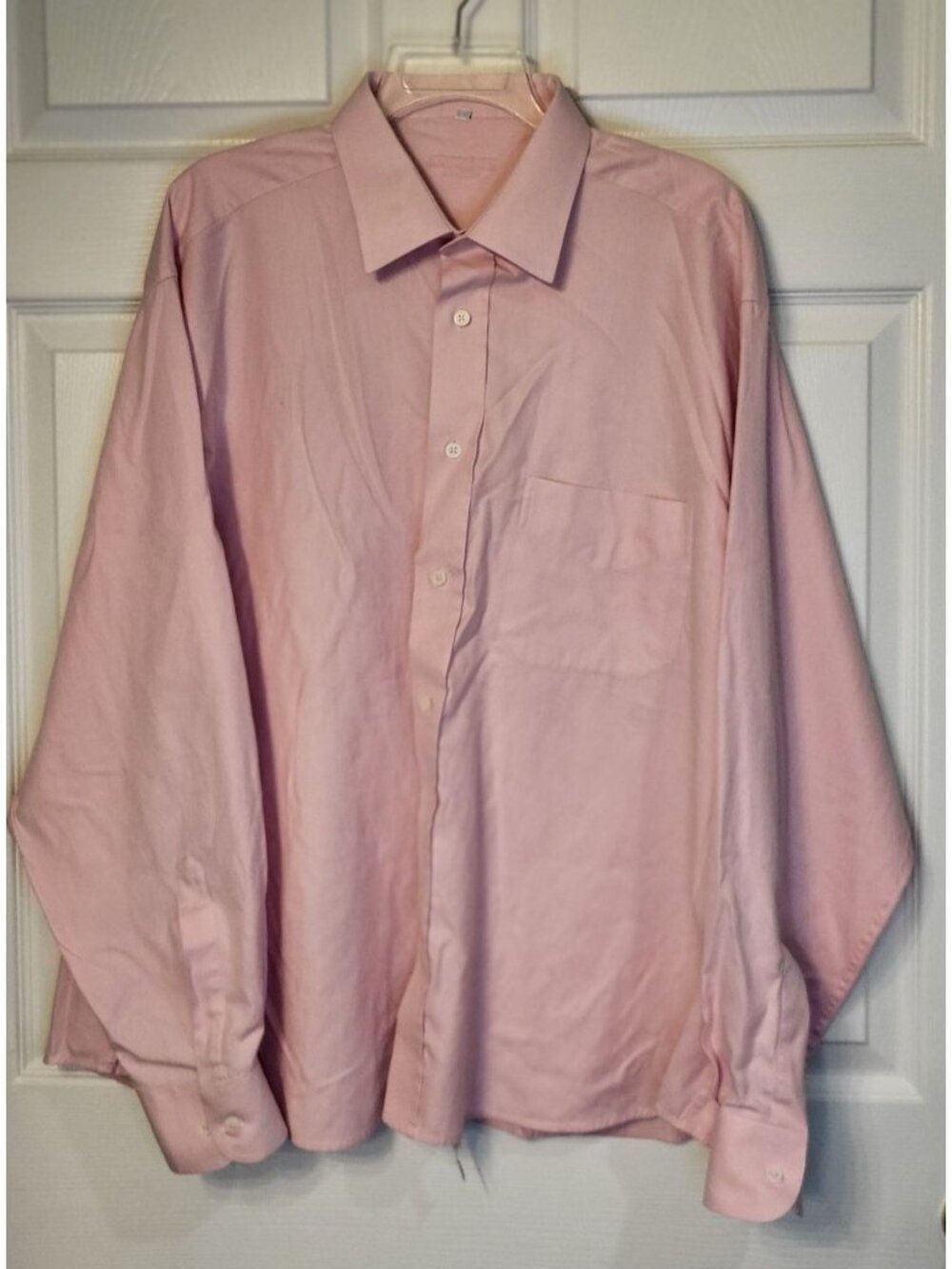 Alexandre London Cotton Blend Long Sleeve Button Down Shirt Size 18"